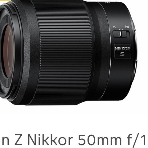 Nikon NIKKOR objektiver (som ny)