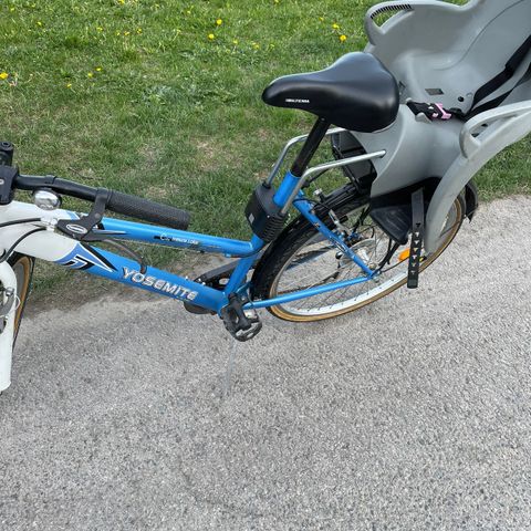 Sykkel med sykkel sete for barn