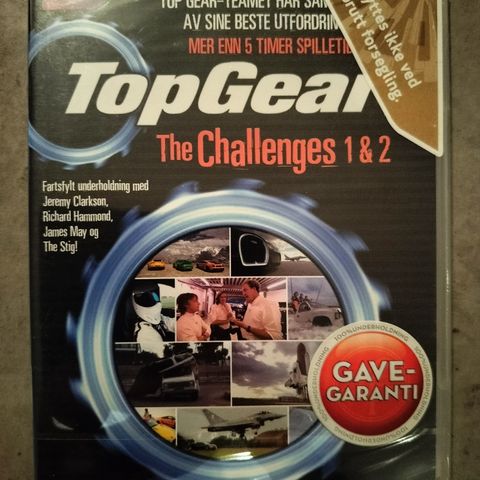 Top Gear - The Challenges 1 and 2 ( DVD) Ny i plast