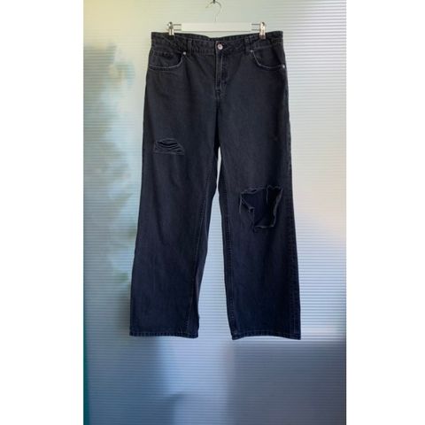 Wide Leg Jeans, str 42 (3 for 2 på alle annonser)