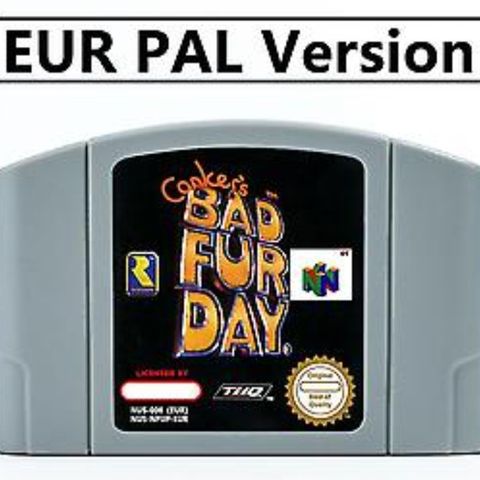 Ønsker kjøpe Conker's bad fur day PAL til Nintendo 64