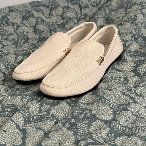 Beige loafers