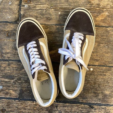 Brune og beige Vans str 40