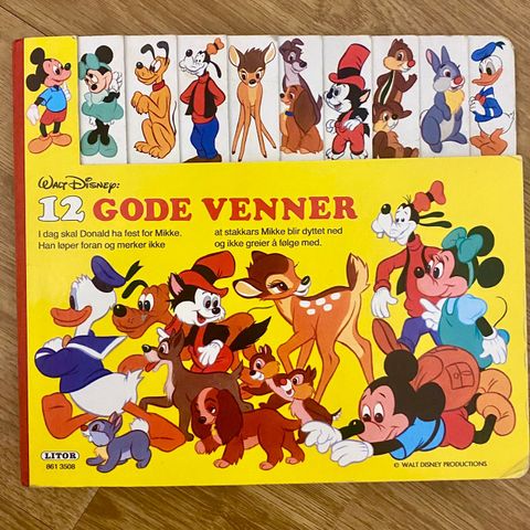 Barnebok ~ DISNEY: 12 gode venner