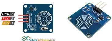 arduino fingerprint touch sensor sig vcc gnd