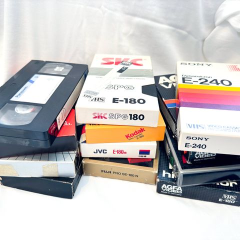 VHS Opptakskassetter - Brukte, kjøpes