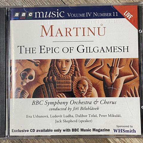 CD - BBC Music - Martinu - The Epic Of Gilgamesh