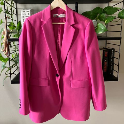 Nydelig rosa blazer fra Zara- aldri brukt