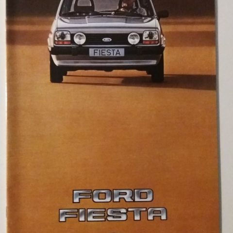 FORD FIESTA -brosjyre. (NORSK)