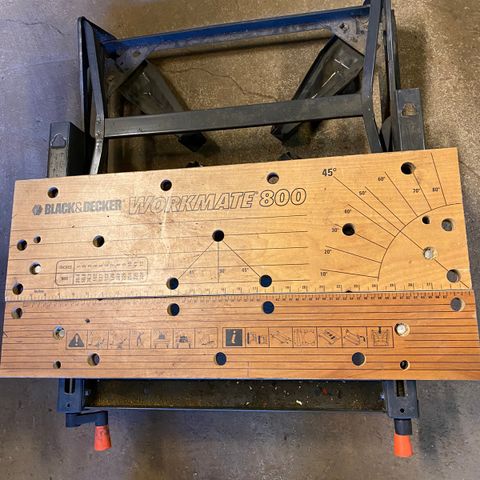arbeids bord for trearbeid black and decker workmate 800