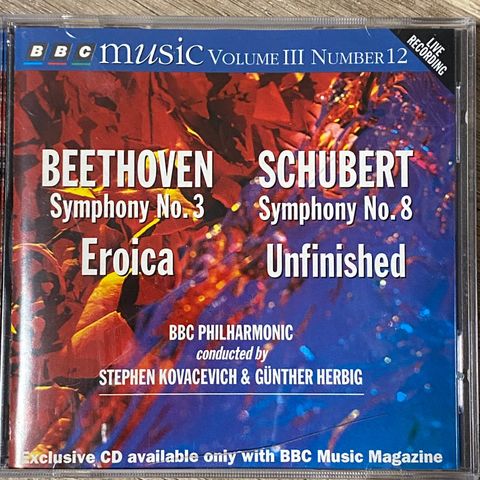 BBC Music - Beethoven symphony no 3, Schubert symphony no 8