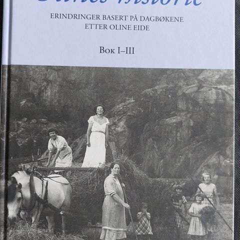 Olines historie. Daglig på Ualand, i Stavanger og på Eide.