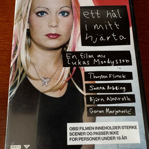 Et hull i hjertet mitt dvd ( norsk tekst)