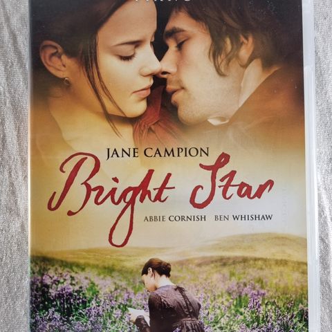 Bright Star DVD norsk tekst ripefri disc