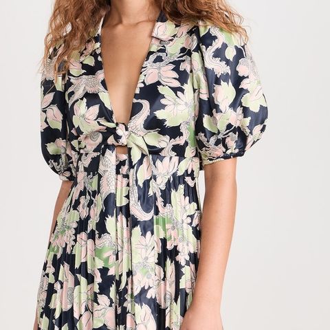 ByTimo pliss floral print mini dress