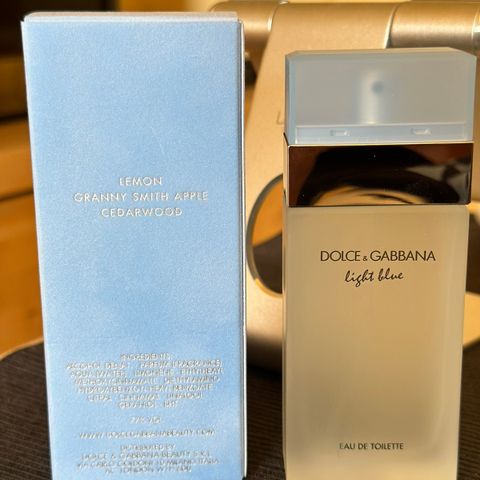 Unused perfum from D&G light blue