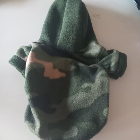 Camo genser til liten hund.