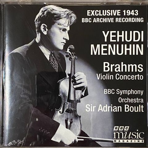 BBC Music - Yehudi Menuhin - Brahms Violin Concerto