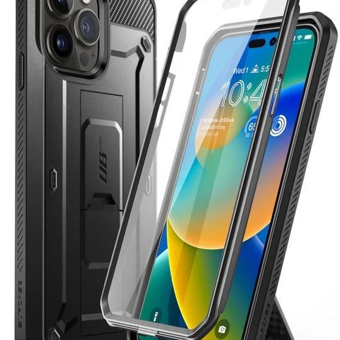 iPhone 14 Pro Max 6.7 inch Unicorn Beetle PRO Rugged Case-Black deksel supcase