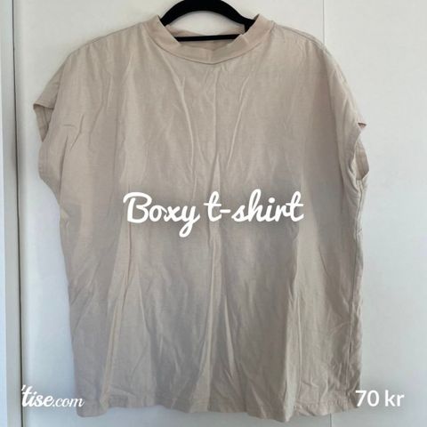 Boxy t-skjorte