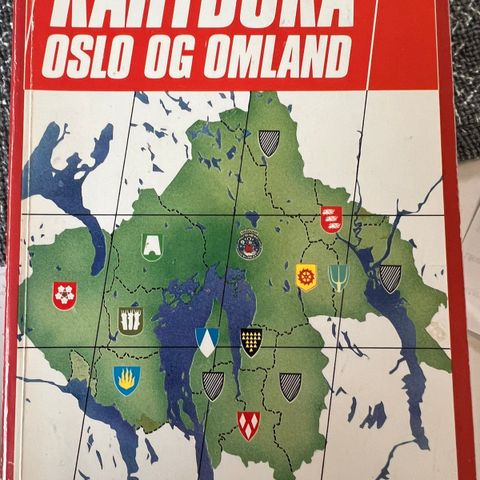 Kartbok Oslo og omland -30 års jubileumsutgave  (1987)