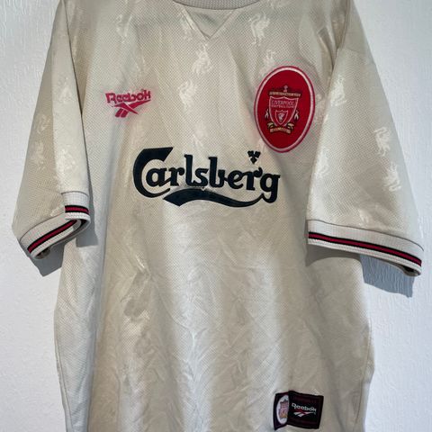 Ekte Original vintage Liverpool away drakt 1996 for samling