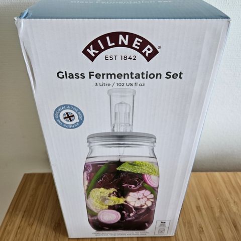 Nytt Fermenteringssett fra Kilner 3L