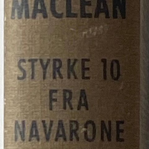 Alistair MacLean: "Styrke 10 fra Navarone"