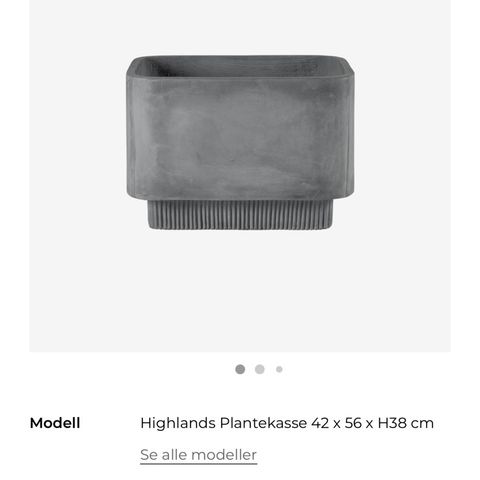 Highlands Plantekasse 42 x 42 x H32 cm