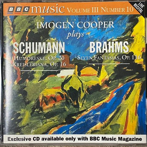 BBC Music - Imogen Cooper plays Schumann & Brahms