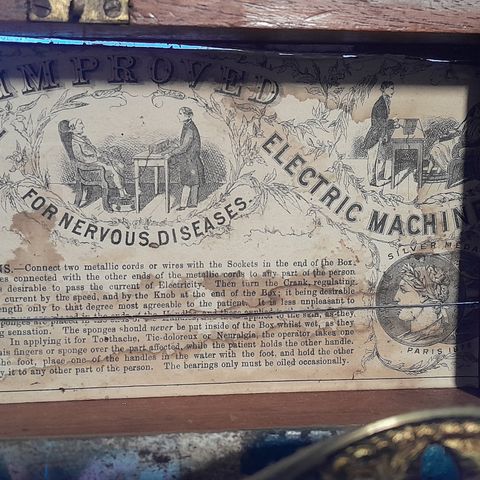 Patent Magneto-Electro Machine (1864)