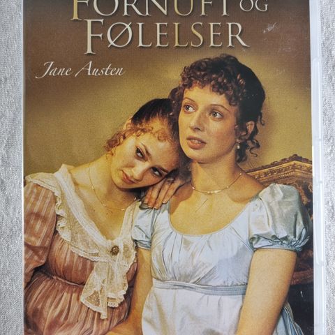 Fornuft og Følelser DVD 1981 Sense and Sensibility norsk tekst