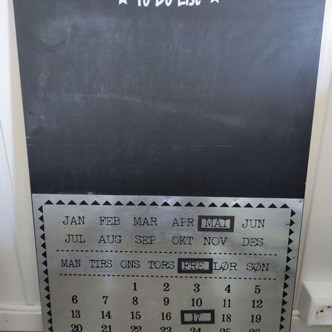 "Evig" kalender.