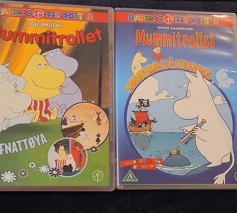 Mummifilmer/ Mummitrollet på DVD- som nye