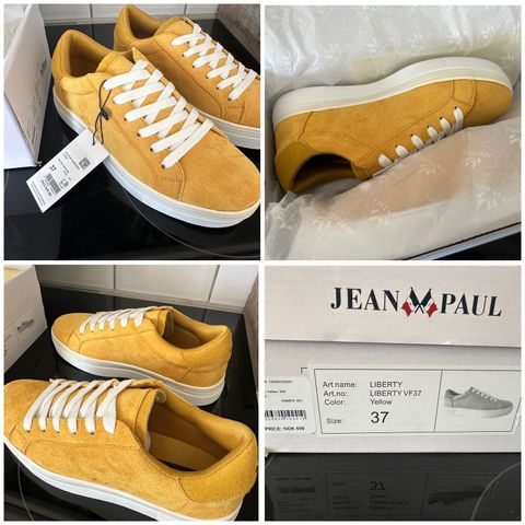 🌼 Splitter NYE sko/sneakers fra 💛Jean Paul str. 37 (som str. 36) NY:599kr