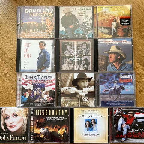 13 stk Country Music CD