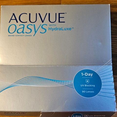 Acuvue Oasys 1-Day - 89 stk, styrke +3,5