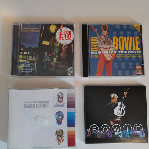 David Bowie - CD kr 50-400,-
