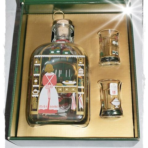 ~~~ Holmegaard akevitt flasker 2 (105) ~~~