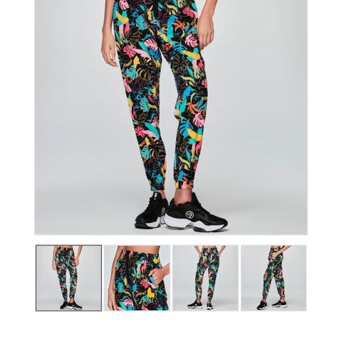 Zumba Palm Party High Waisted Track Pants