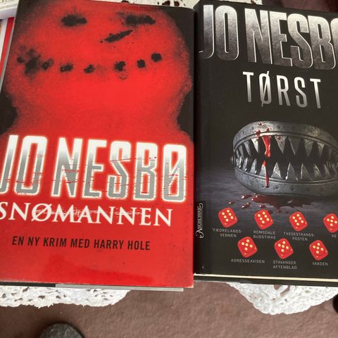 Snømannen.  Tørst.  Jo Nesbø. Flere bøker.  Innb bøker