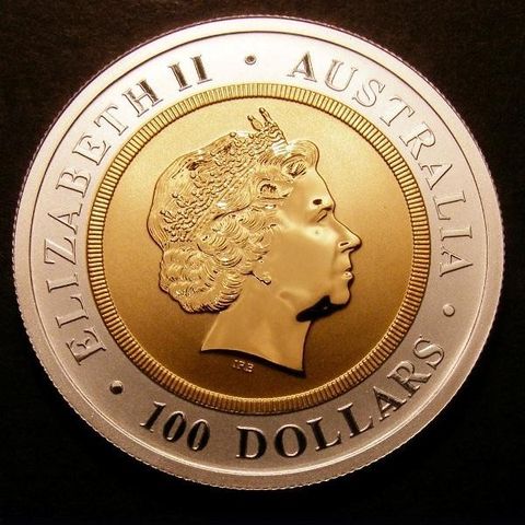 Australia 100 $ 1999, Gull & Sølv