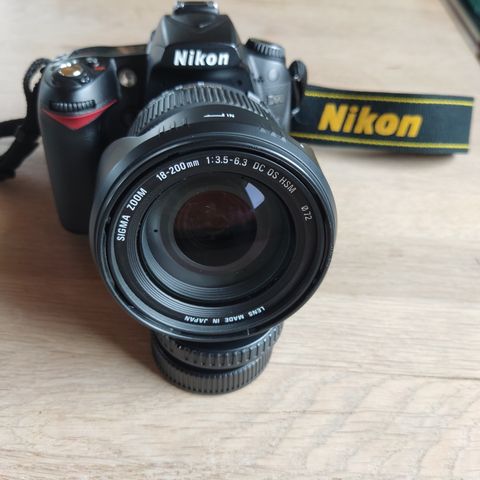Nikon D90 speilreflekskamera perfekt stand
