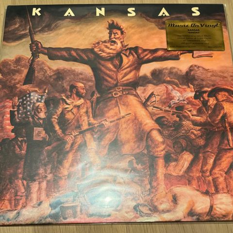 Kansas - «Kansas» - Music On Vinyl 2.000 ex på klar vinyl EX