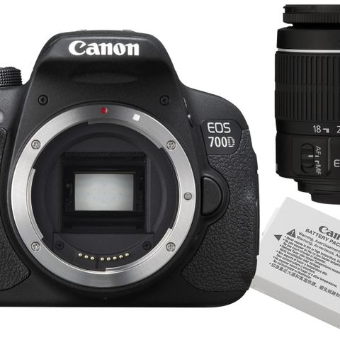 Canon EOS 700D 18mpix, fullhd video. bilde kommer