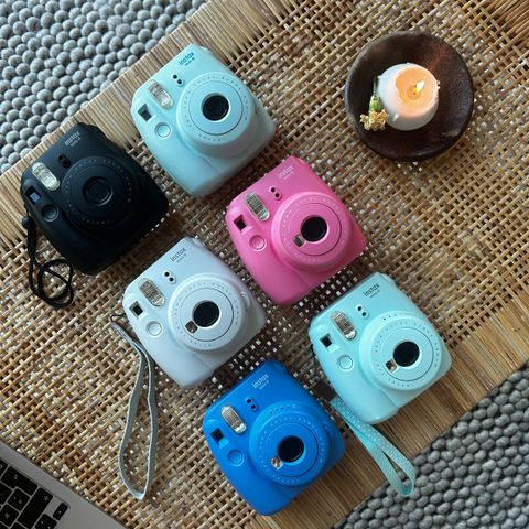 6 Instax Fuji kameraer til leie - perfekt til bryllup / festlige begivenheter