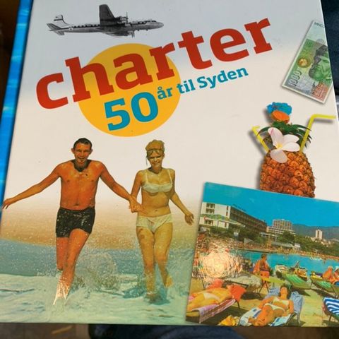 Charter 50 år i syden bok til salgs.