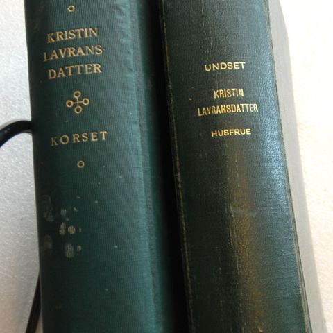 Undset Sigrid: Kristin Lavransdatter Husfrue og Korset- 1921 / 1922