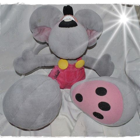 ~~~ Stor Diddl-bamse grå (65cm) ~~~