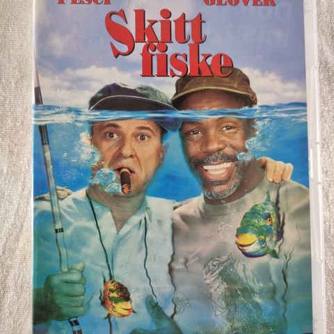 Skitt fiske DVD Gone fishin 1997 norsk tekst